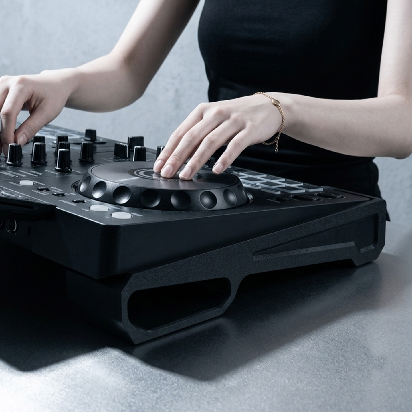 Dj Turntable Direct Drive - DJ-Controller-Ständer für Pioneer DDJ-FLX4, Rutschfester Basishalter