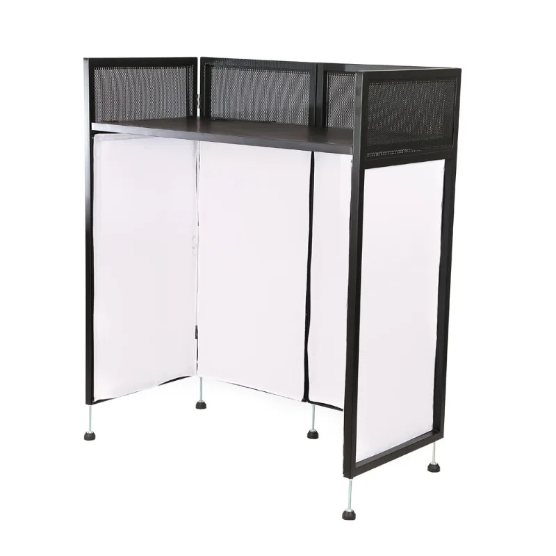 Dj Stand Table Foldable - Tragbarer, faltbarer DJ-Tisch, DJing-Tisch, Nachtclub-Audioständer, LED-Mixer,