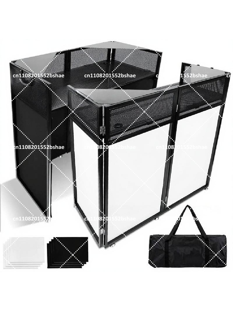Dj Stand Table Foldable - Maßgefertigter Bühnenstand Faltbarer LED-Arbeitsplatz Mobiler Flexibler