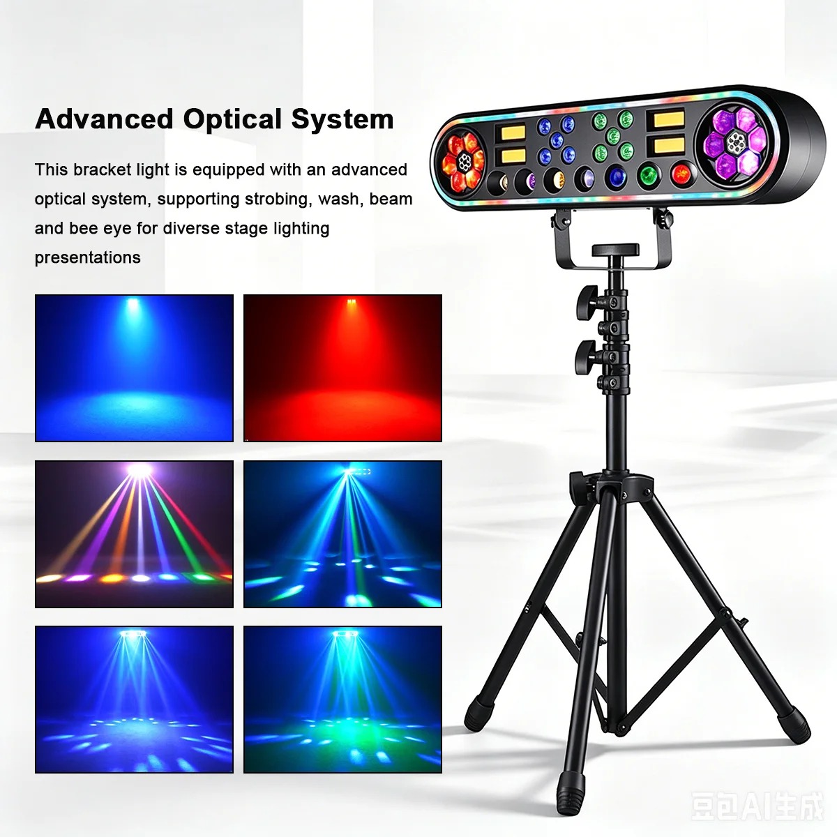 Dj Light Moving Head Stage - 150W Disco-Party-Licht mit Ständer, RGBW 5-in-1