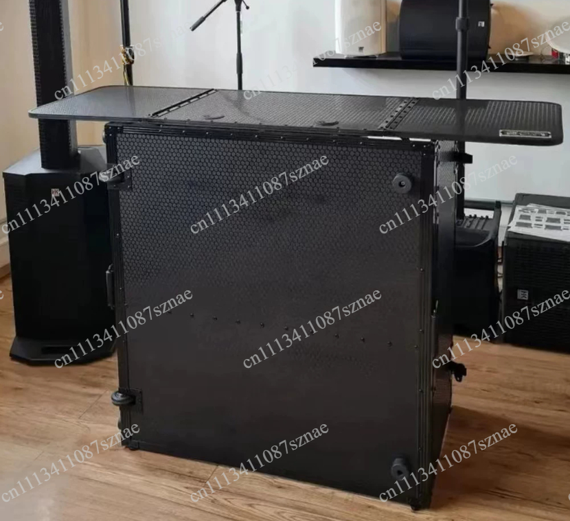 Dj Stand Table Foldable - Tragbarer, faltbarer DJ-Pult-Flightcase-Tisch, mobiler Mischpultständer, professioneller