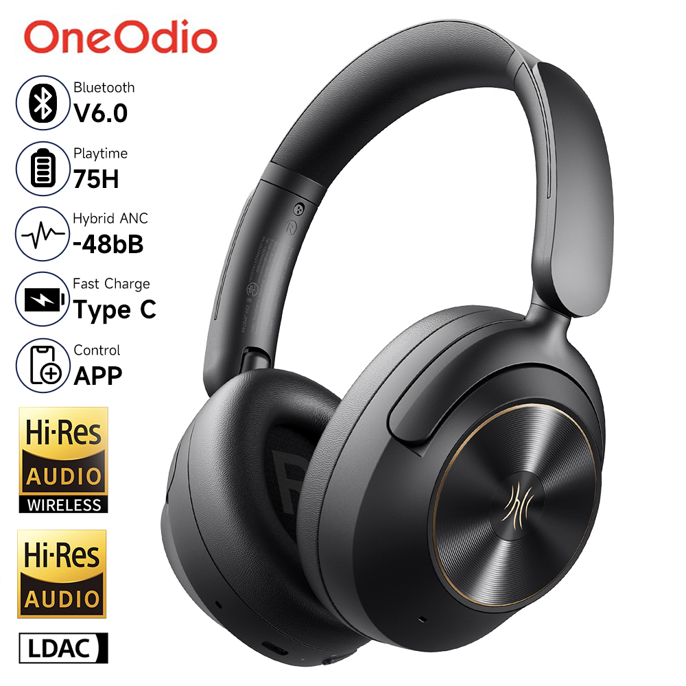 Dj Headphones Professional - OneOdio A6 ANC Kabellose Bluetooth 6.0