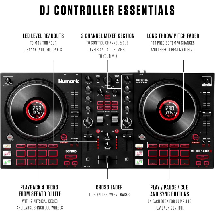 DJ-Controller mit Jog-Wheel-Di – Dj Controller With Jog Wheel Bewertung und Preis