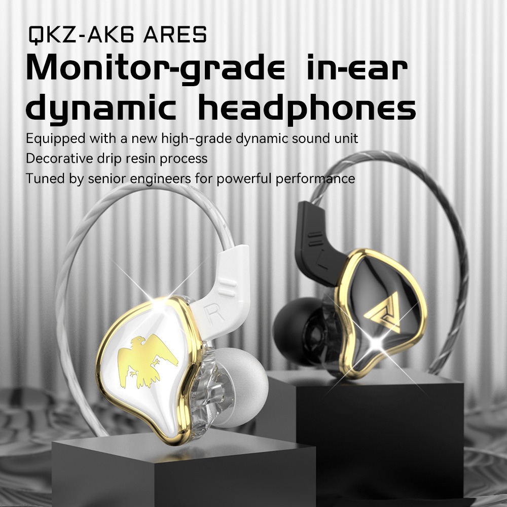 QKZ AK6 ARES In-Ear 3,5mm Kabe – Dj Headphones Professional Bewertung und Preis