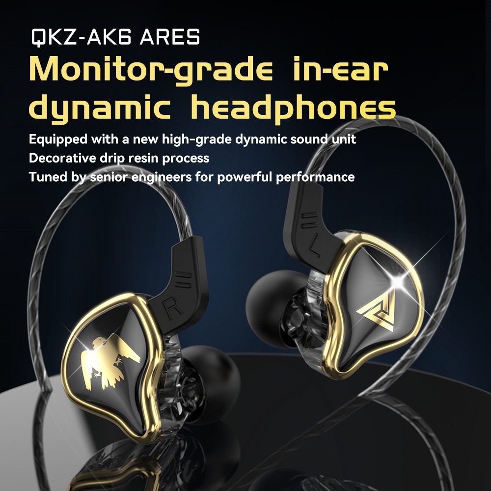 QKZ AK6 ARES In-Ear 3,5mm Kabe – Dj Headphones Professional Bewertung und Preis