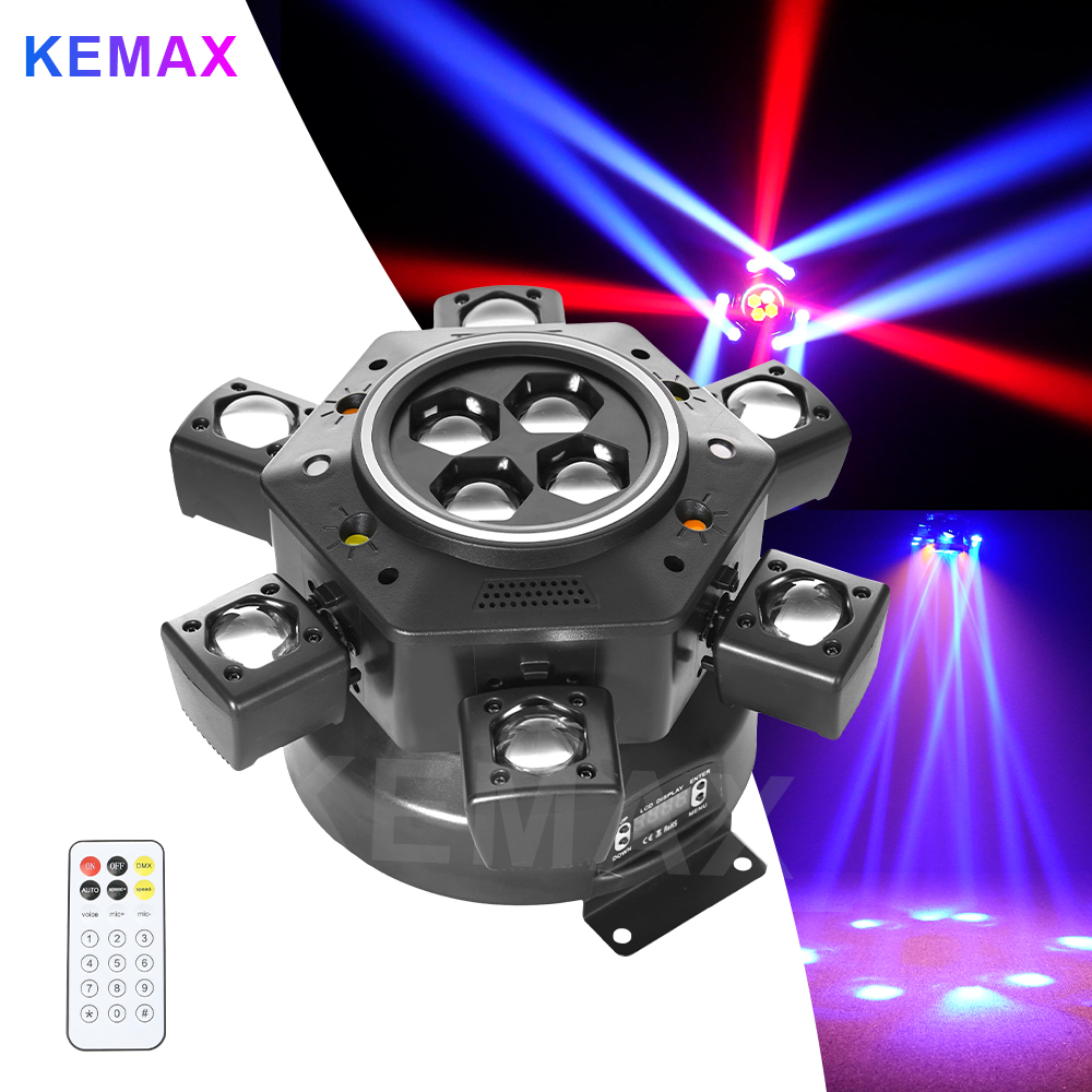 150W 6-Arm Moving Head DJ-Lich – Dj Light Moving Head Stage Bewertung und Preis