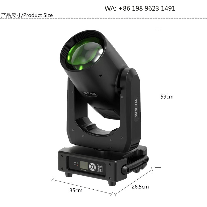 480W Regenbogen Moving Head Be – Dj Light Moving Head Stage Bewertung und Preis