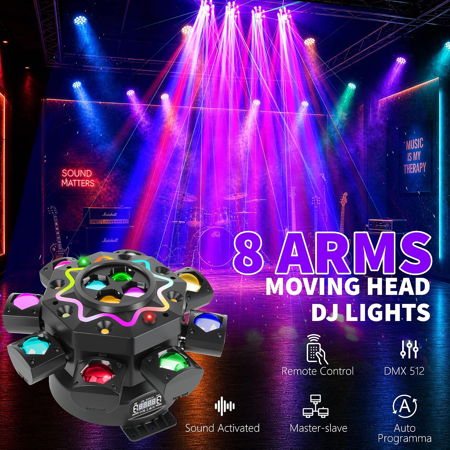 200W Disco-Partybeleuchtung 8- – Dj Light Moving Head Stage Bewertung und Preis