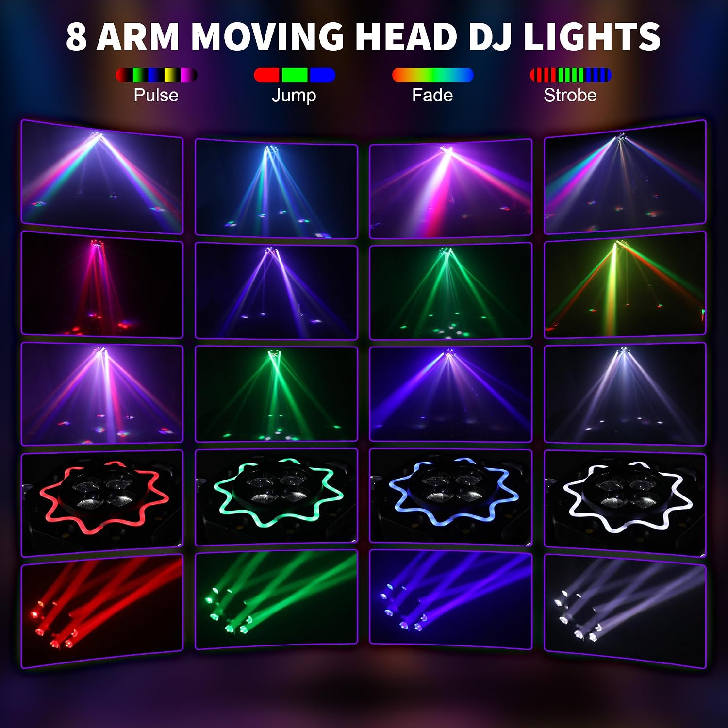 200W Disco-Partybeleuchtung 8- – Dj Light Moving Head Stage Bewertung und Preis
