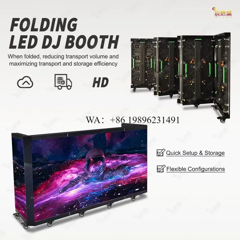 Maßgefertigte Kabine TV-Videow – Dj Stand Table Foldable Bewertung und Preis