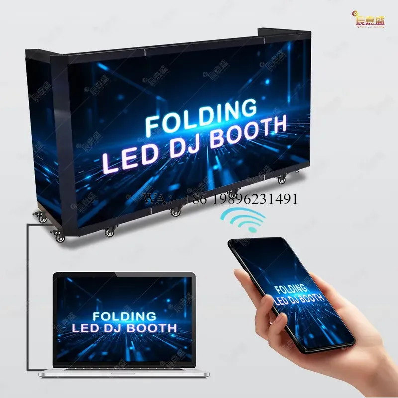 Maßgefertigte Kabine TV-Videow – Dj Stand Table Foldable Bewertung und Preis